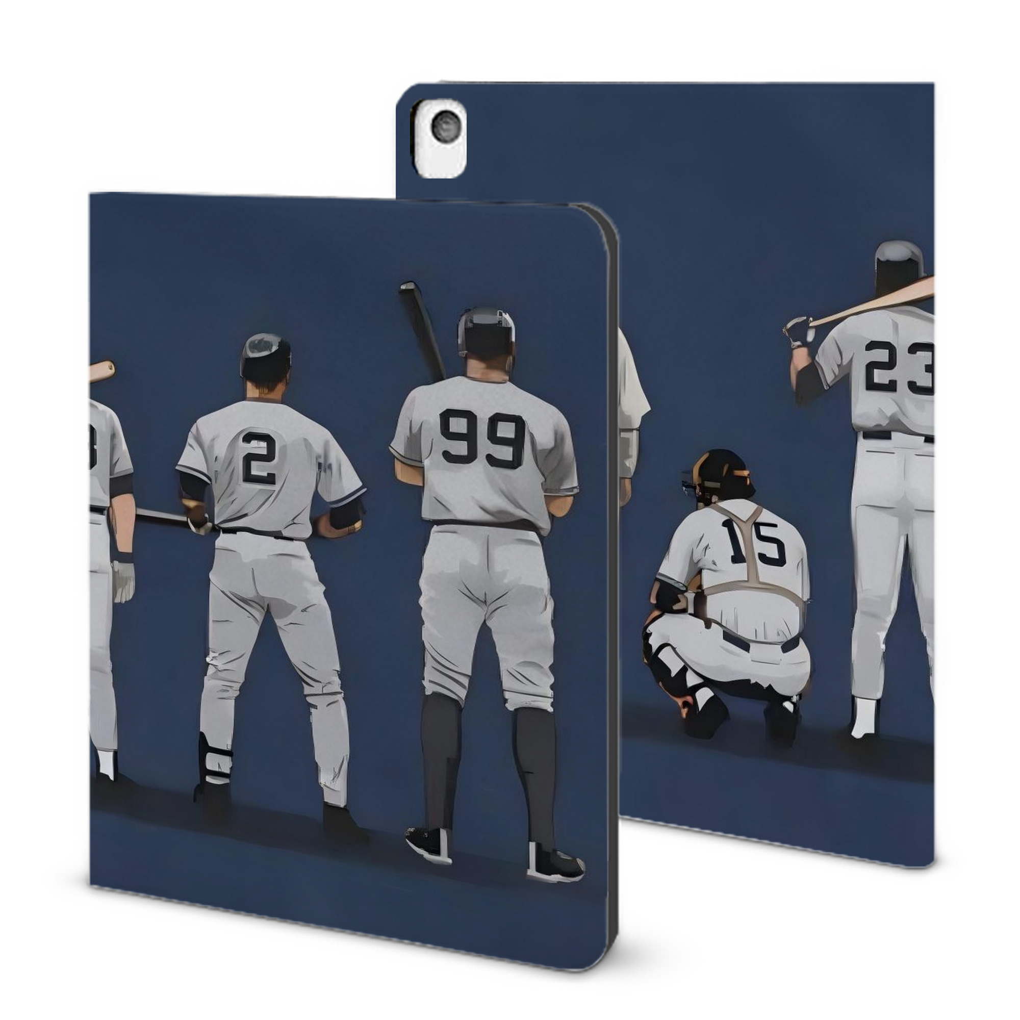 New York Yankees 242 IPad Book-Style Case With Pencil Slot – Slim PU & TPU Cover – Full Protection, Precise Fit, Water & Scratch Resistant
